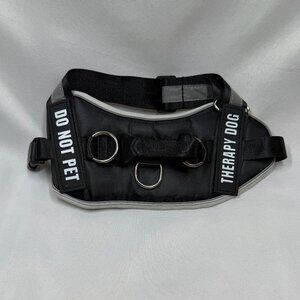 Black Therapy / Service Dog Harness “DO NOT PET” – New Without Tags – Size Small